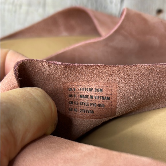 Fitflop Pink Mules & Clogs Comfortable Slip-On - Picture 9 of 12